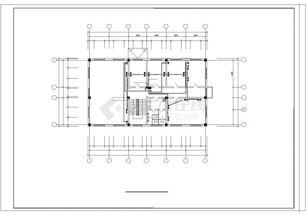 办公楼电气设计方案施工CAD图（共12张图纸）-图一