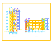 行政楼建筑设计CAD平面布置参考图_图1
