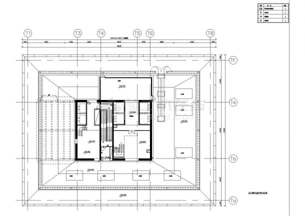 某三十七层办公楼安防布置电气设计CAD图-图一