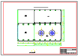 某地二瓦槽水电站厂房CAD整套设计图纸-图二