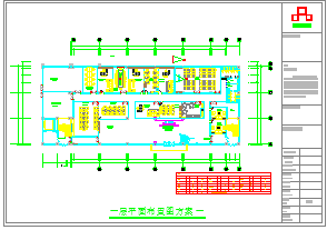 电子公司办公楼大楼整套CAD施工图纸-图一