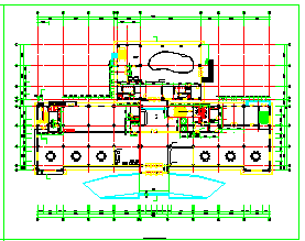 高档宾馆设计cad方案施工图纸-图二
