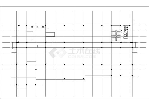 某2604平方米三层现代徽派宾馆建筑施工CAD图纸-图一