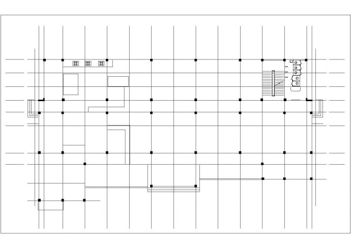某2604平方米三层现代徽派宾馆建筑施工CAD图纸_图1