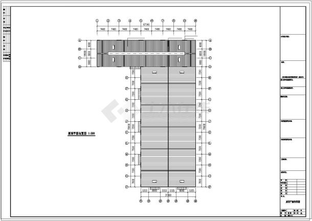厂房设计_冠辉公司钢结构厂房设计方案图-图一