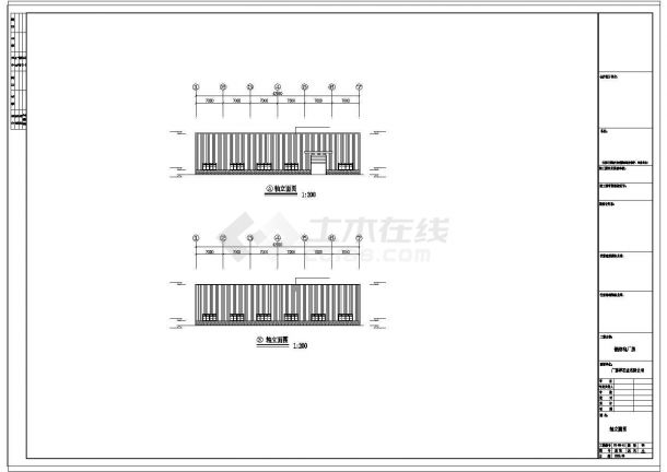 厂房设计_广泰翔二期工程厂房CAD施工图-图一