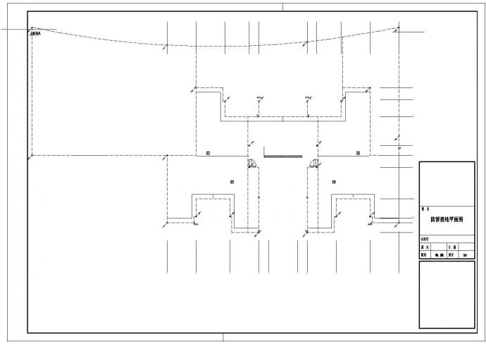 某六层砖混结构住宅楼强弱电设计cad全套电气施工图（甲级院设计）_图1
