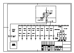 100KVA某城市路灯监控箱变系统设计cad图纸_图1