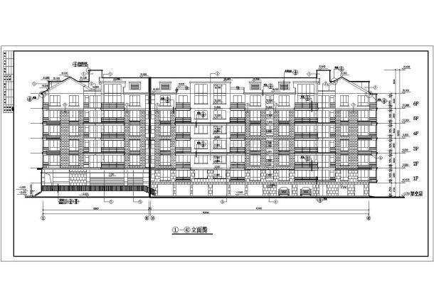 某高级小区住宅建筑设计施工全套方案CAD图纸-图一