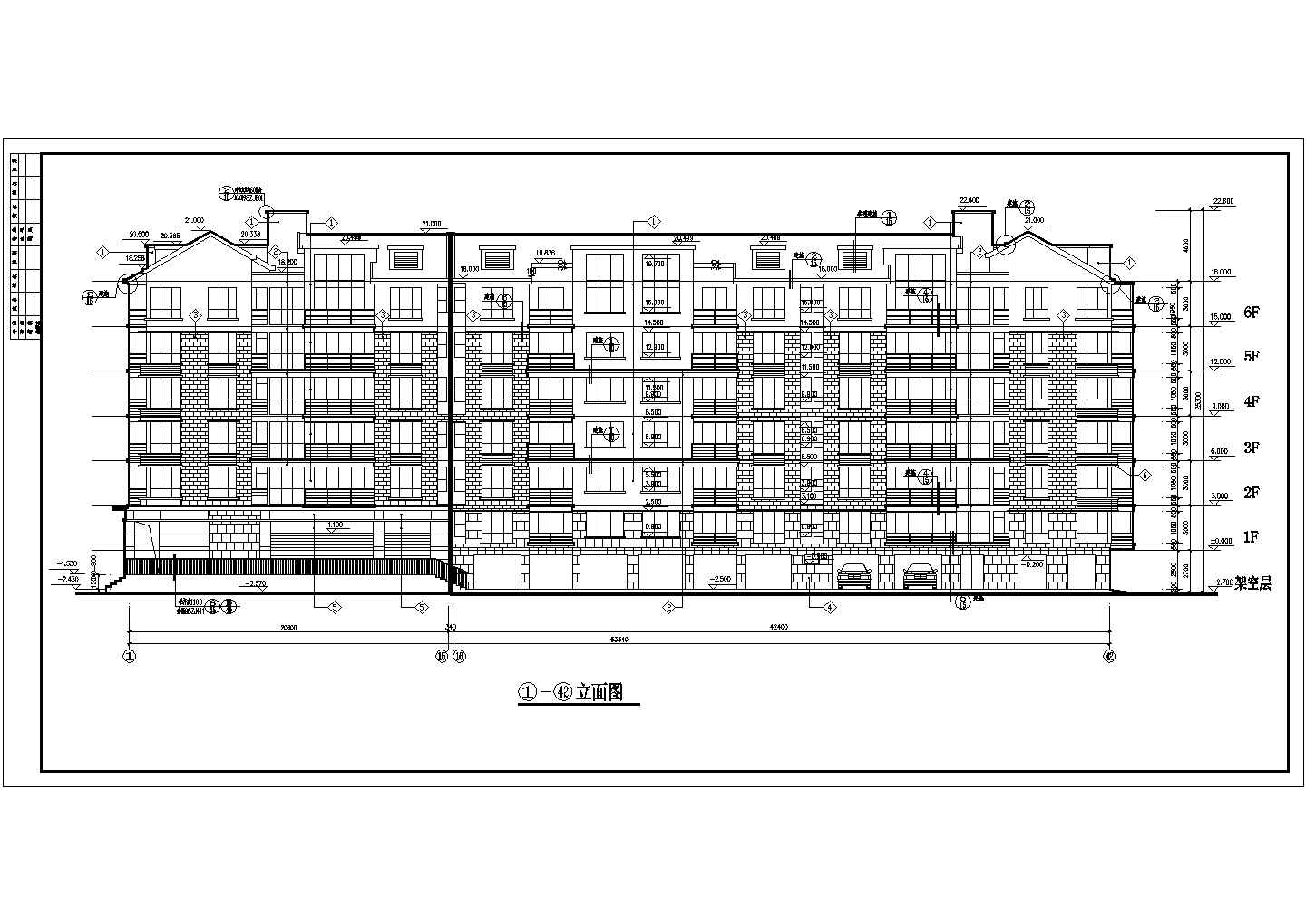 某高级小区住宅建筑设计施工全套方案CAD图纸