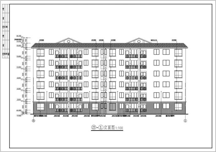 某高级住宅区建筑设计施工全套详细方案CAD图纸_图1
