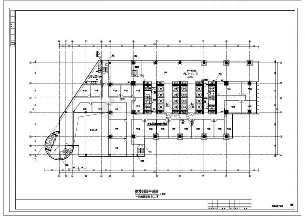 [广东]超高层办公楼给排水初步设计CAD图纸-图一
