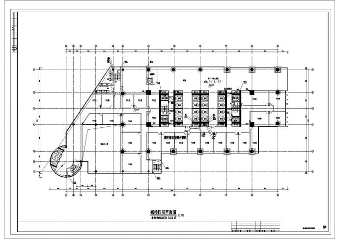 [广东]超高层办公楼给排水初步设计CAD图纸_图1