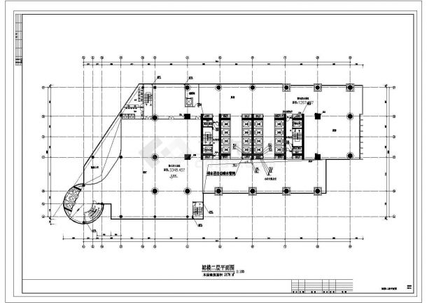 [广东]超高层办公楼给排水初步设计CAD图纸-图二