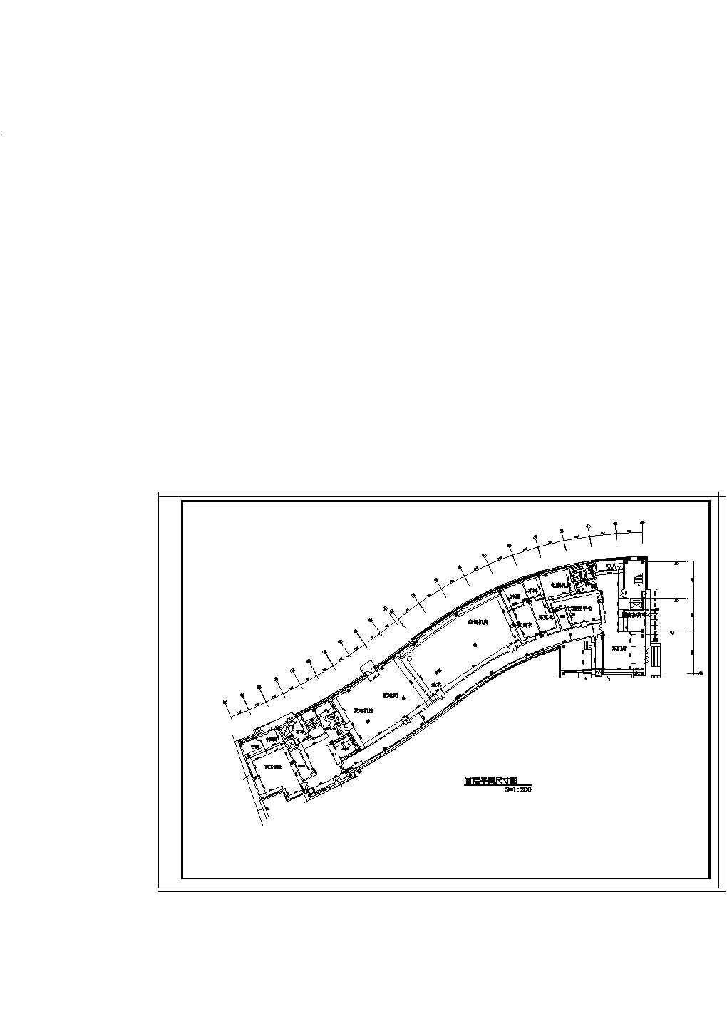 五星级宾馆客房室内装饰设计cad施工图