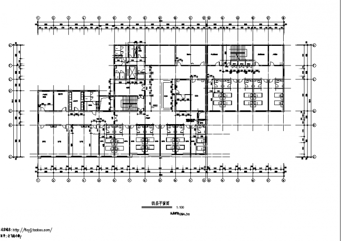 孙园二套小型医院综合楼建筑设计施工cad图纸（含说明）_图1
