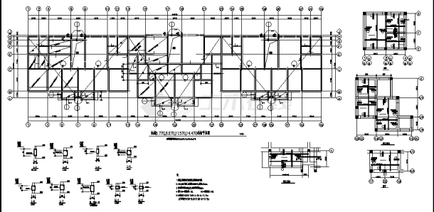 苏州二套砖混私人住宅楼结构设计施工cad图纸（含说明）-图一