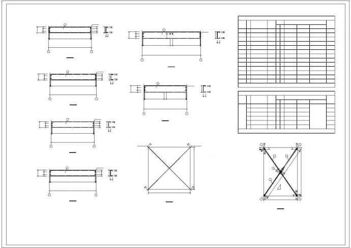 某地区教学楼结构cad设计施工图纸_图1