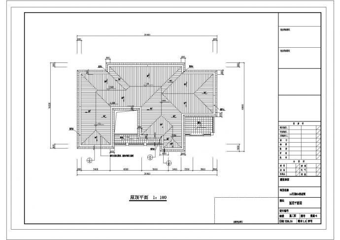某花园小区地下一层地上二层框架结构别墅设计cad全套建施图（含施工说明）_图1