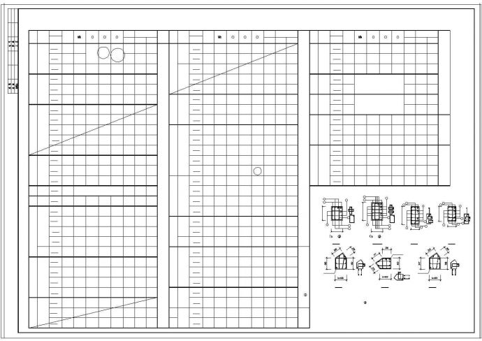 某干休所结构设计CAD施工图纸_图1