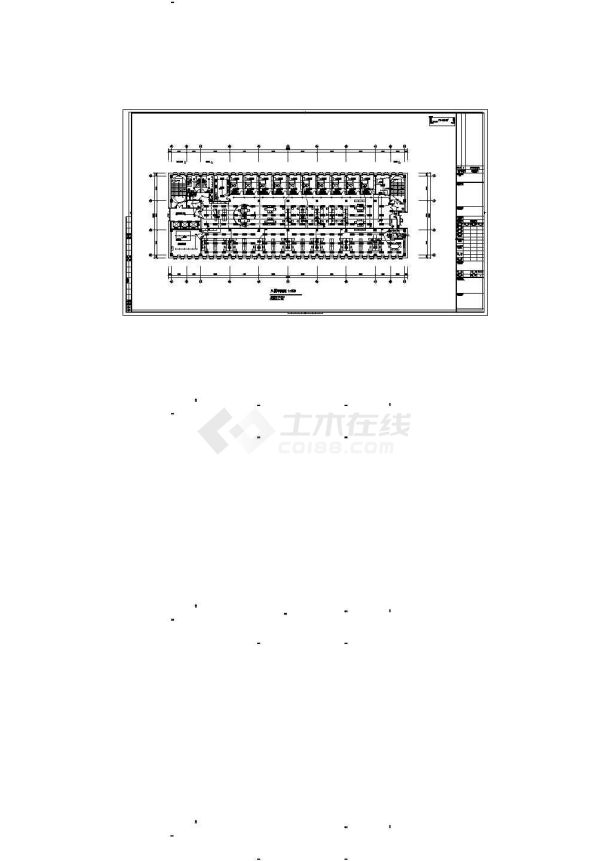 江苏高层办公楼强弱电系统设计施工cad图纸-图二