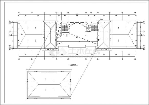某4057㎡厂区五层办公楼电气施工CAD图纸-图二
