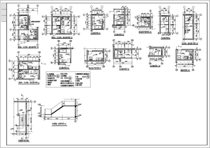 某高档住宅小区五层框架结构住宅楼设计cad全套建筑施工图（含总平面图）_图1