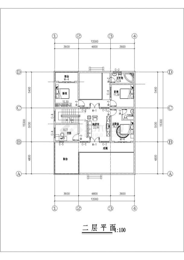 扬州市建筑设计研究院装修设计某拆迁小区-图二