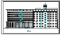 某酒店建筑CAD全套设计图纸_图1