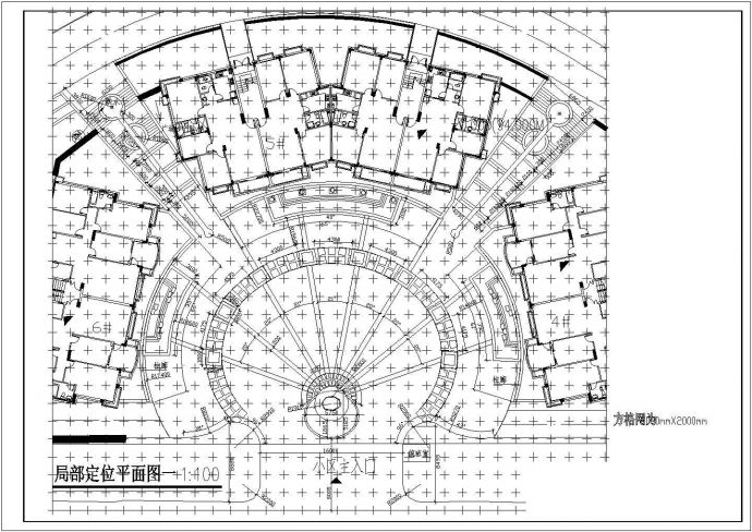 装修设计南京市阳光丽景小区局部平面图_图1