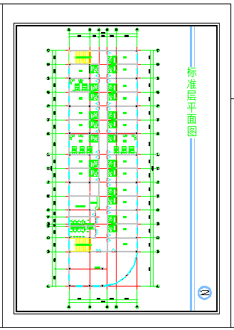 某欧式宾馆建筑全套cad方案图-图二