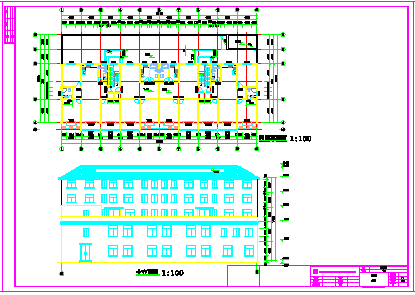 某商住公寓楼详细CAD设计建筑施工图-图二