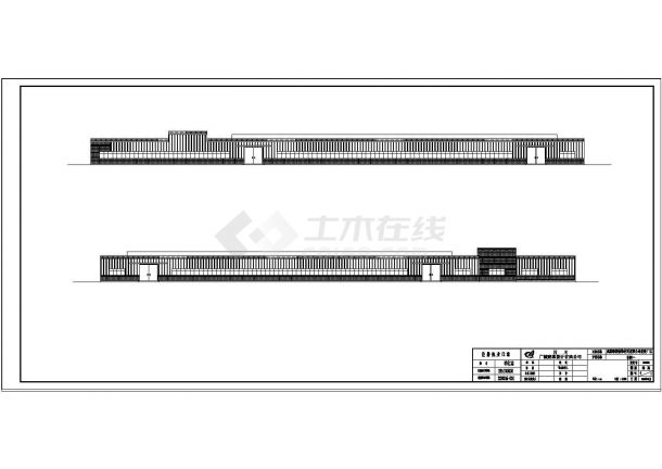 厂房设计_某公司车间一号厂房钢结构设计CAD施工图-图二