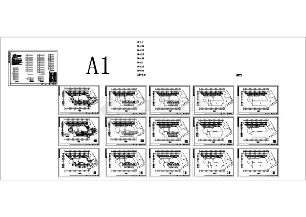 某宾馆电气施工图-图一