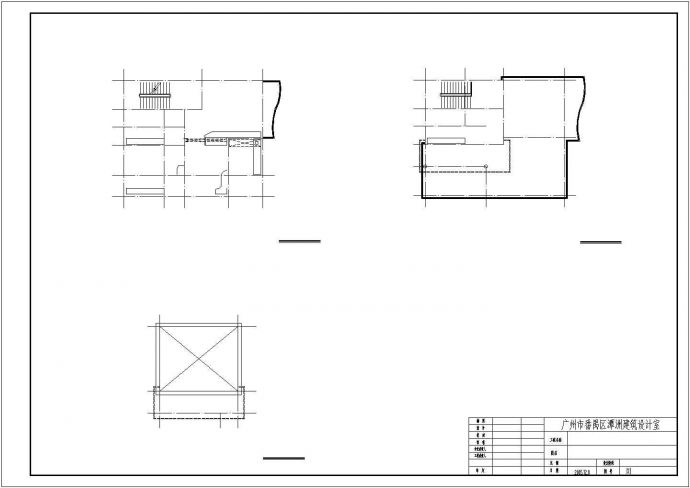 某地区建筑设计室框架结构住宅楼建筑施工cad图_图1