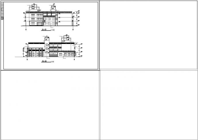 某框架结构幼儿园建筑结构设计CAD全图_图1