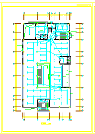 某小区内部菜市场整套cad电气设计图-图一