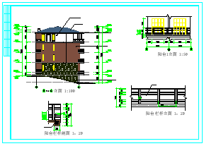 小型公寓全套建筑cad施工设计图纸_图1