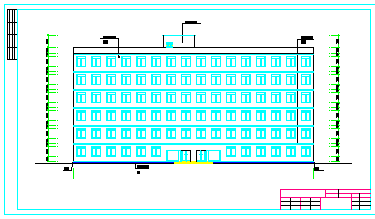 某学校全套教学楼结构cad规划图纸-图二