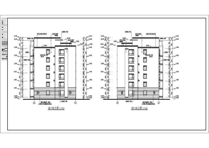 某小区内高层住宅建筑设计施工全套方案CAD图纸_图1