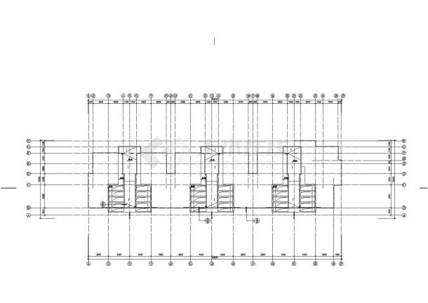 浙江省某楼盘3栋联排12层公寓建筑工程设计CAD图（含方案设计图）-图一
