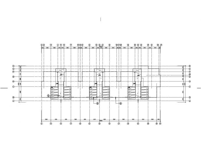 浙江省某楼盘3栋联排12层公寓建筑工程设计CAD图（含方案设计图）_图1