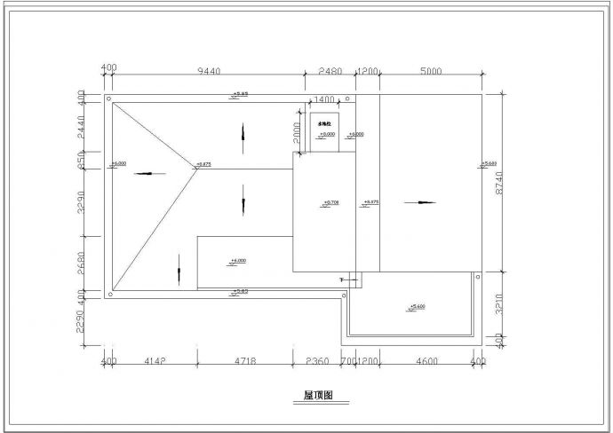 某地区农村住宅旧房改造建筑设计施工cad图纸_图1