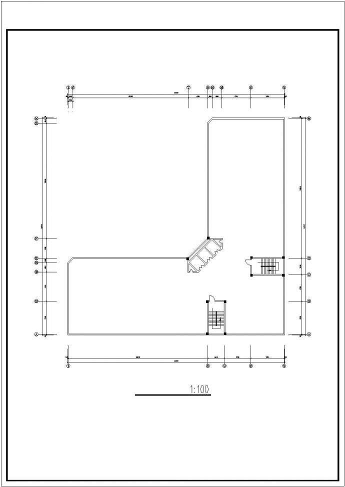 某多层宾馆建筑方案图(CAD，11张图）_图1