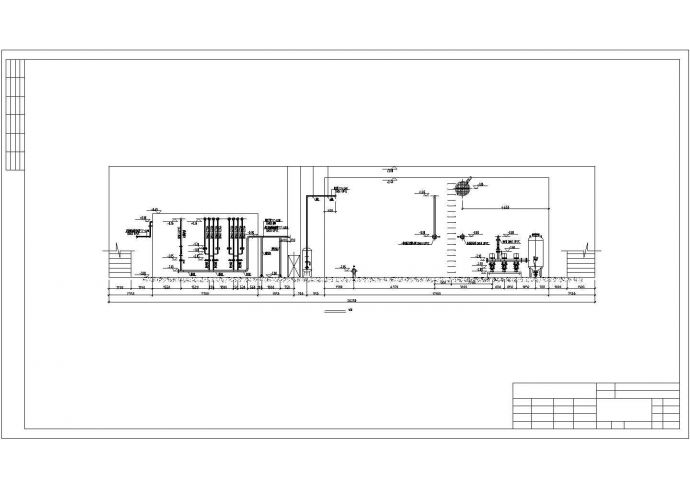 某中水处理系统设计施工投标CAD图纸_图1