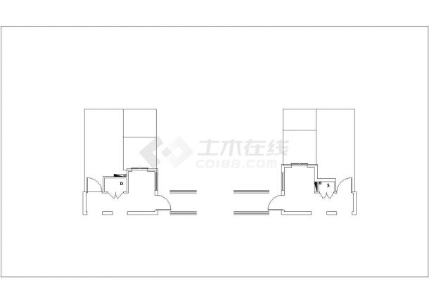 某市区华中区域建筑标准化户型全套设计施工CAD图纸-图一