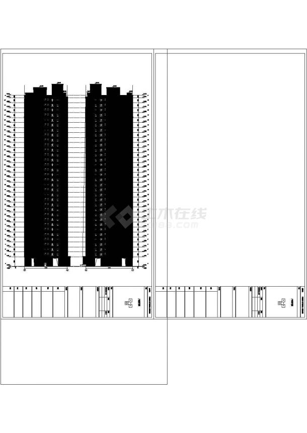 某华中区域建筑新古典户型全套设计施工CAD图纸-图一