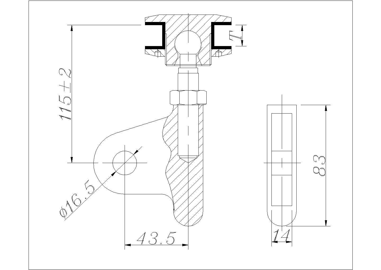 某点式幕墙雨棚系列CAD完整平面节点详图
