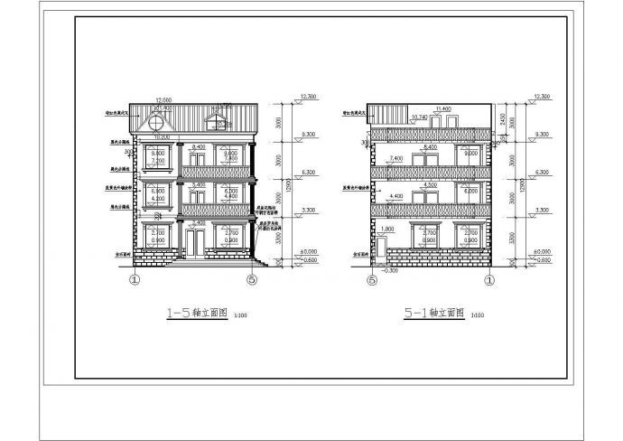 新农村住宅建筑施工CAD图纸设计_图1