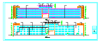 某三层厂房建筑CAD设计施工图-图一